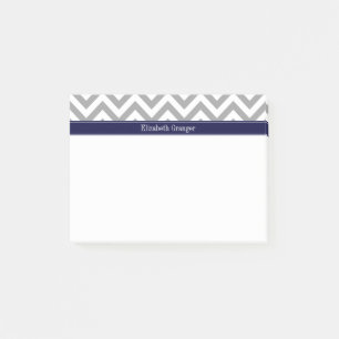 Bloco Post-it Escuro - os azuis marinhos do Lg Chevron das