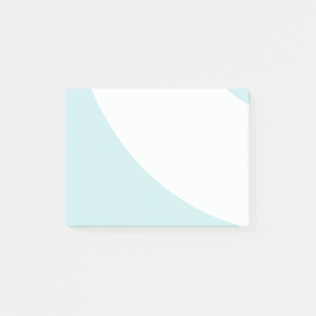 Bloco Post-it Esfregões claros, azuis e brancos (Frente)