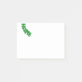 Bloco Post-it Estado de origem de Califórnia