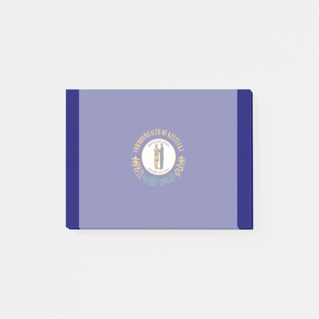 Bloco Post-it Estado do Kentucky Flag Design (Frente)