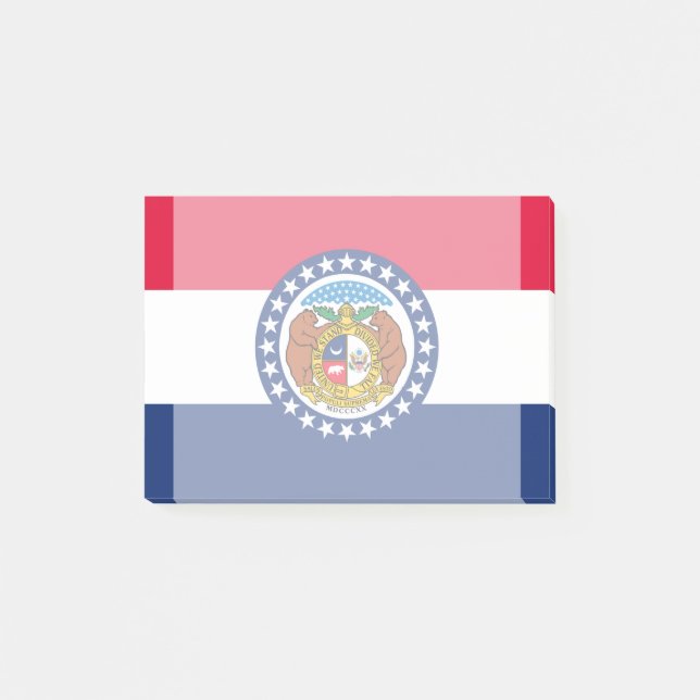 Bloco Post-it Estado do Missouri Flag Design (Frente)