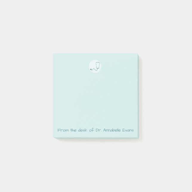 Bloco Post-it Estetoscópio (Frente)