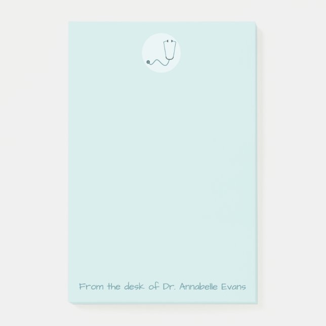 Bloco Post-it Estetoscópio (Frente)