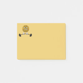 Bloco Post-it estilo 3d que Overdoing o Emoticon