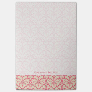 Bloco Post-it Estilo barroco damask background 2