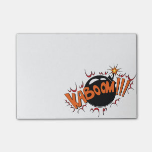 Bloco Post-it Estilo cómico KaBoom do pop art!