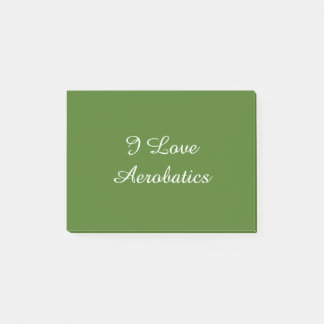Bloco Post-it Eu Amo Aerobática