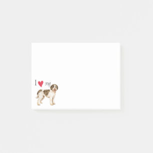 Bloco Post-it Eu amo meu Lagotto