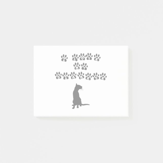 Bloco Post-it Eu Amo O Meu Siamese (Frente)