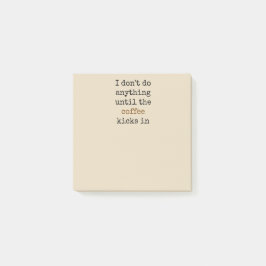 Bloco Post-it Eu não faço nada até... Postar notas