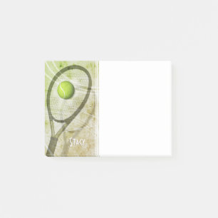 Bloco Post-it Fã personalizada do tênis player