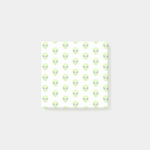 Bloco Post-it Face Emoji Extraterrestre