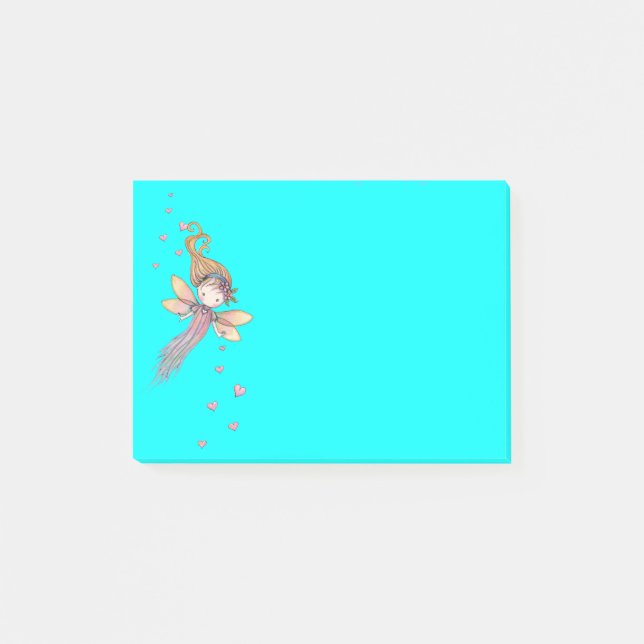 Bloco Post-it Fada Pequenina Fofa (Frente)
