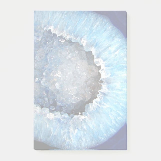 Bloco Post-it Falln Blue Crystal Geode (Frente)