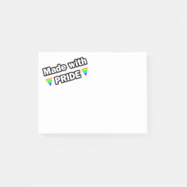 Bloco Post-it Feito com Orgulho