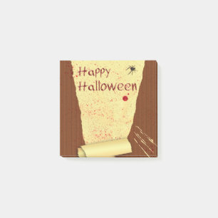 Bloco Post-it Feliz Halloween Bloody Wallpaper