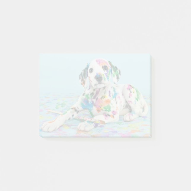 Bloco Post-it Filhote de cachorro Dalmatian (Frente)