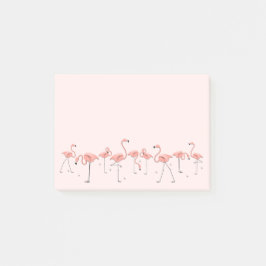 Bloco Post-it Flamingos - Linha Rosa