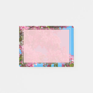 Bloco Post-it Flor e céu azul
