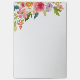Bloco Post-it Floral