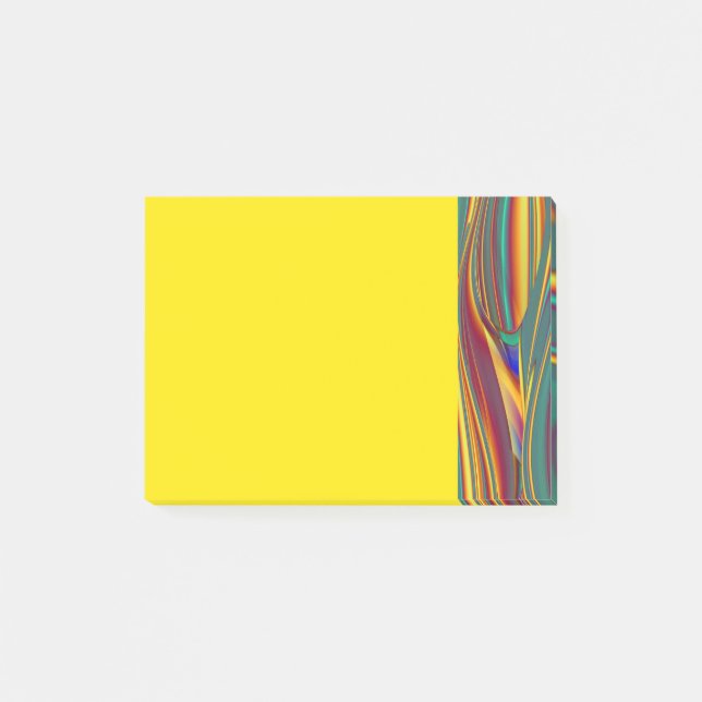 Bloco Post-it Flores Mágicas de Primavera Verão Outono (Frente)