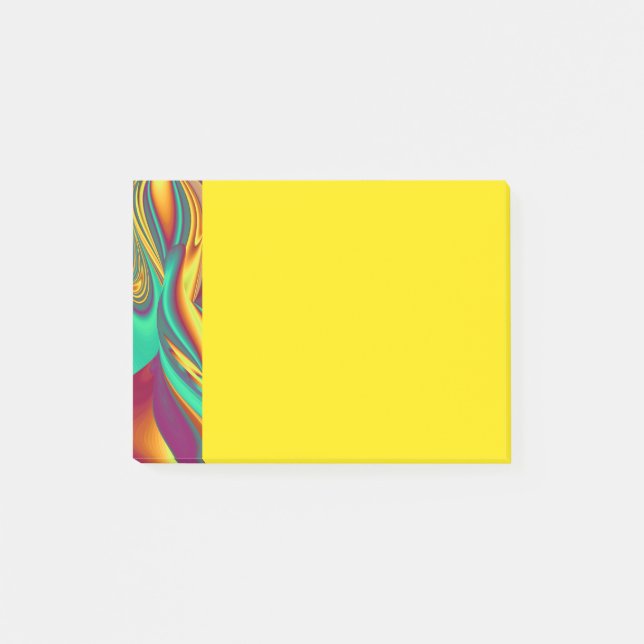 Bloco Post-it Flores Mágicas de Primavera Verão Outono (Frente)