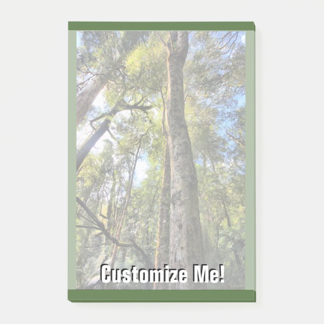 Bloco Post-it Floresta Tropical Australiana Eucalyptus Gum Trees (Frente)