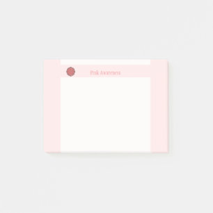 Bloco Post-it Flower Fink Ribbon por Kenneth Yoncich