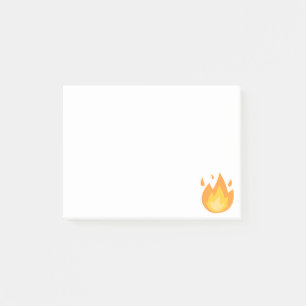 Bloco Post-it Fogo ardente