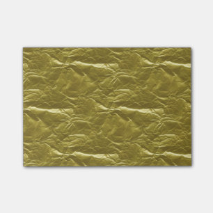 Bloco Post-it Folha Dourado