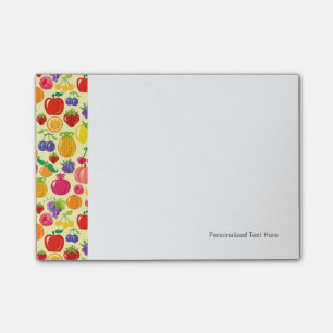 Bloco Post-it Fruta