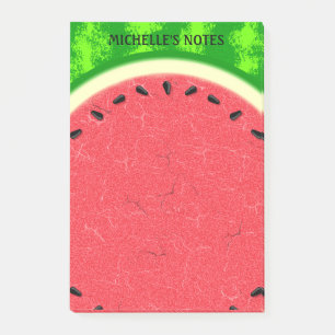 Bloco Post-it Fruta de Verão com Fatia de Watermelon
