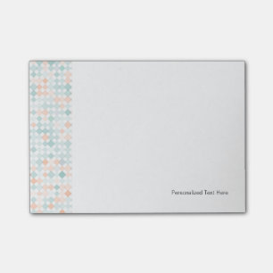 Bloco Post-it Fundo abstrato com os pontos pequenos misturados