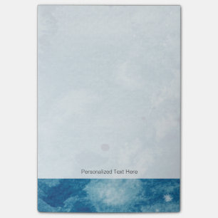 Bloco Post-it Fundo abstrato da aguarela