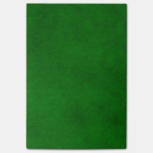 Bloco Post-it Fundo de cor verde de Natal - Feriado sólido