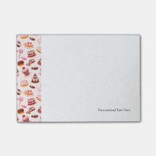 Bloco Post-it Fundo doce