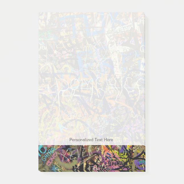 Bloco Post-it Fundo dos grafites (Frente)