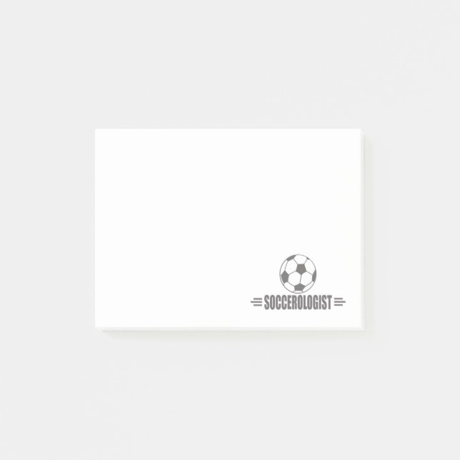 Bloco Post-it Futebol engraçado (Frente)