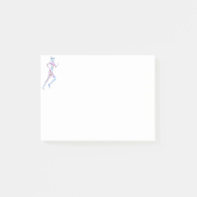 Bloco Post-it Garota fugitiva (Frente)