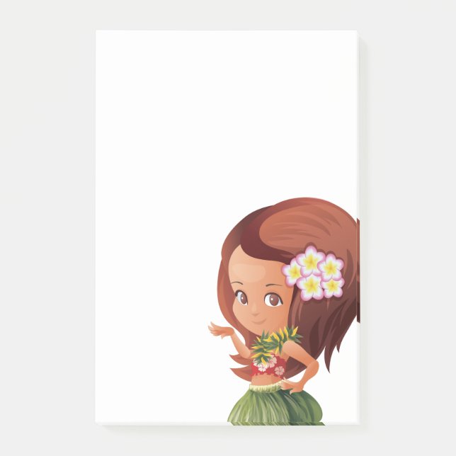 Bloco Post-it Garota Hula (Frente)