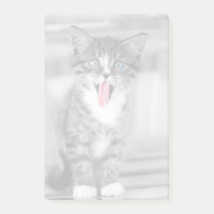 Bloco Post-it Gatinho engraçado