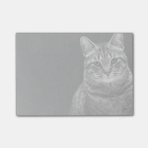 Bloco Post-it Gatinho preto do gato malhado