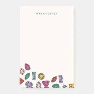 Bloco Post-it Gems (Grande) - Sapphire