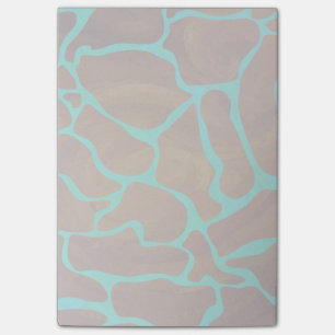 Bloco Post-it Girafa Brown e impressão da cerceta