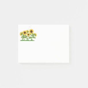 Bloco Post-it Girassóis - Posta-it-Notes