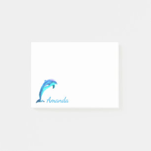 Bloco Post-it Golfinho personalizado
