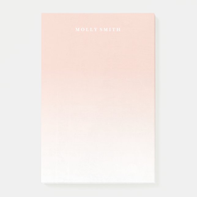 Bloco Post-it Gradiente (Grande) - Apricot (Frente)