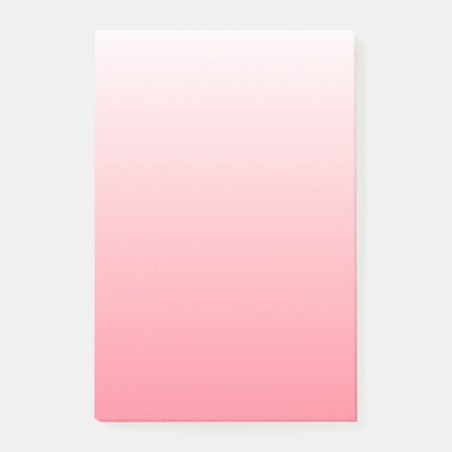 Bloco Post-it Gradiente Vermelho e Branco (Frente)
