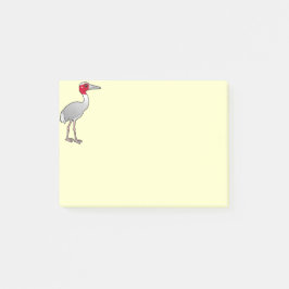 Bloco Post-it Guindaste de Birdorable Sarus