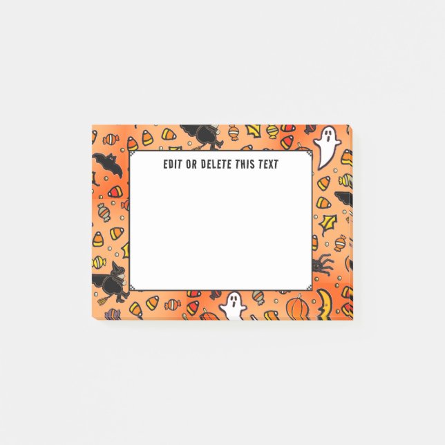 Bloco Post-it Halloween (Frente)